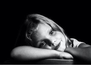 Black & white Portrait.