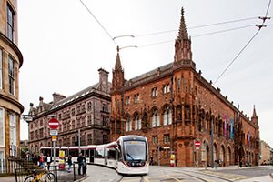 National Portrait Gallery and tram, Edinburgh