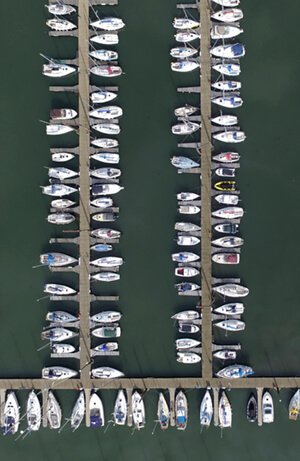 yachts at port edgar